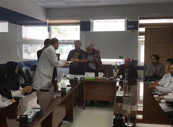 مراسم تودیع و معارفه مسئول آزمایشگاه