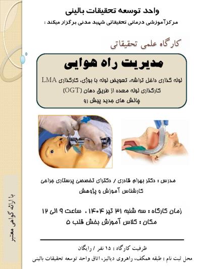 کارگاه مدیریت راه هوایی